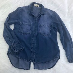 CLOTH & STONE chambray button up